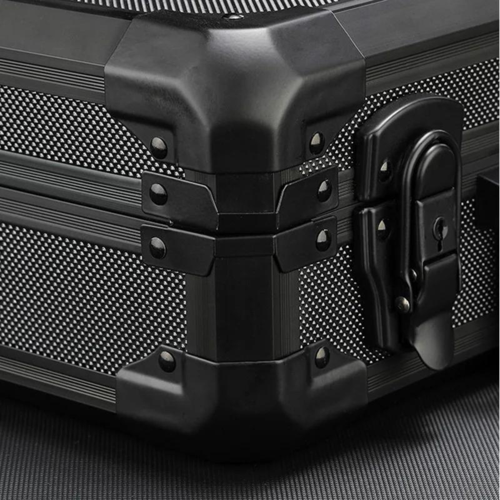 Watch Case for 24/18/10/5/1 Watches Collectors Display Aluminum Black Briefcase