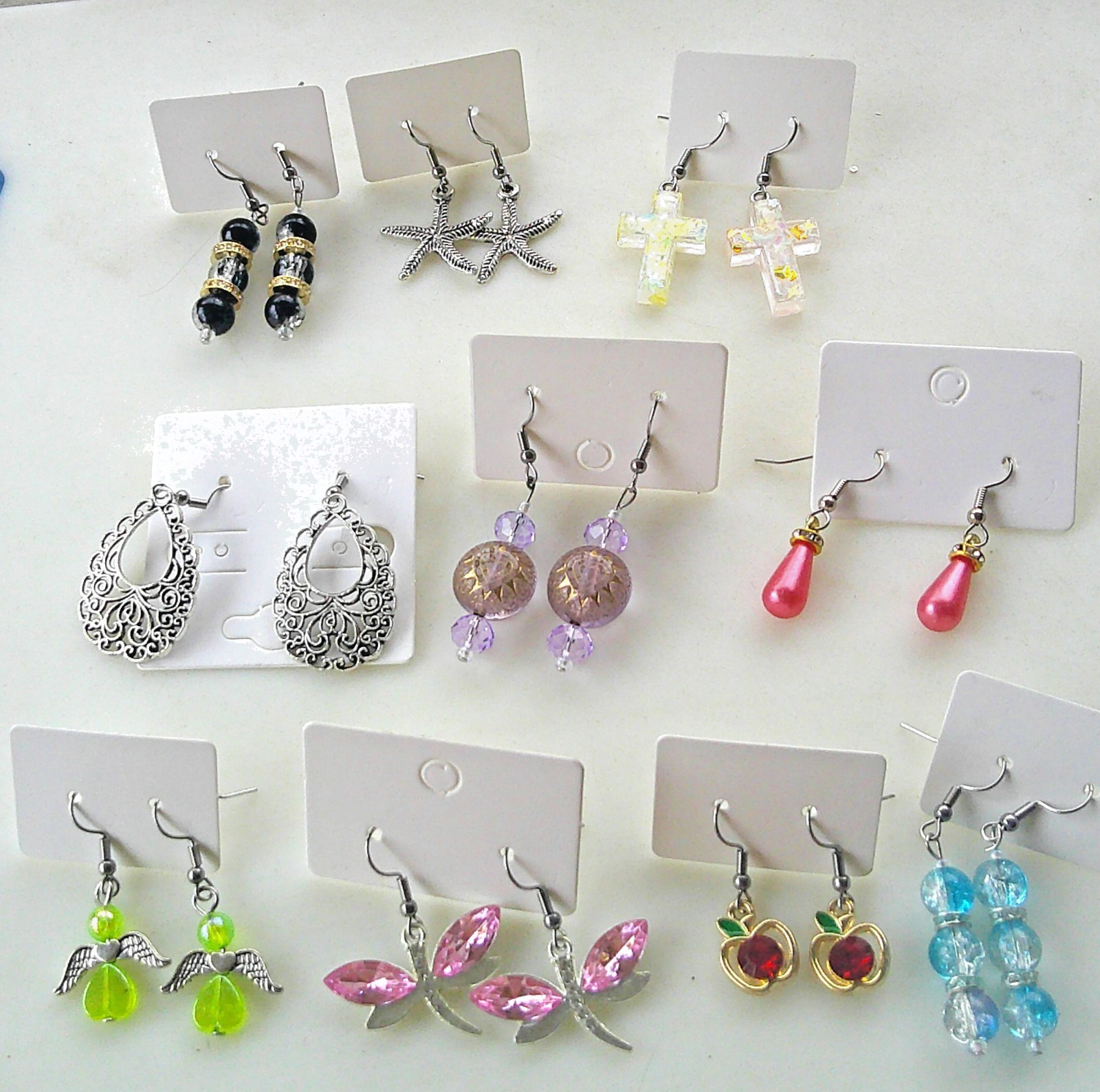 dangle earrings lot of 10 free shipping