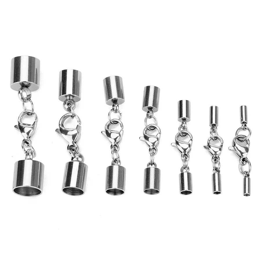 SAUVOO – fermoirs en acier inoxydable, crochets adaptés à 1.5/2/3/4/5/6/8mm, con
