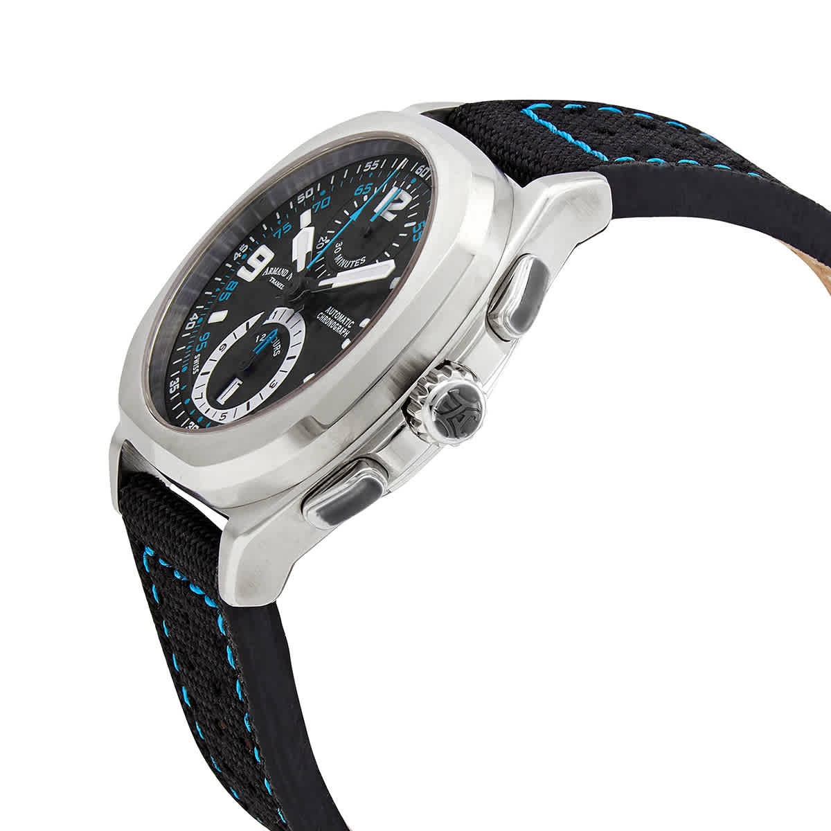 Armand Nicolet JH9 Chronograph Automatic Black Dial Mens Watch A668HAANZP0668NZ8