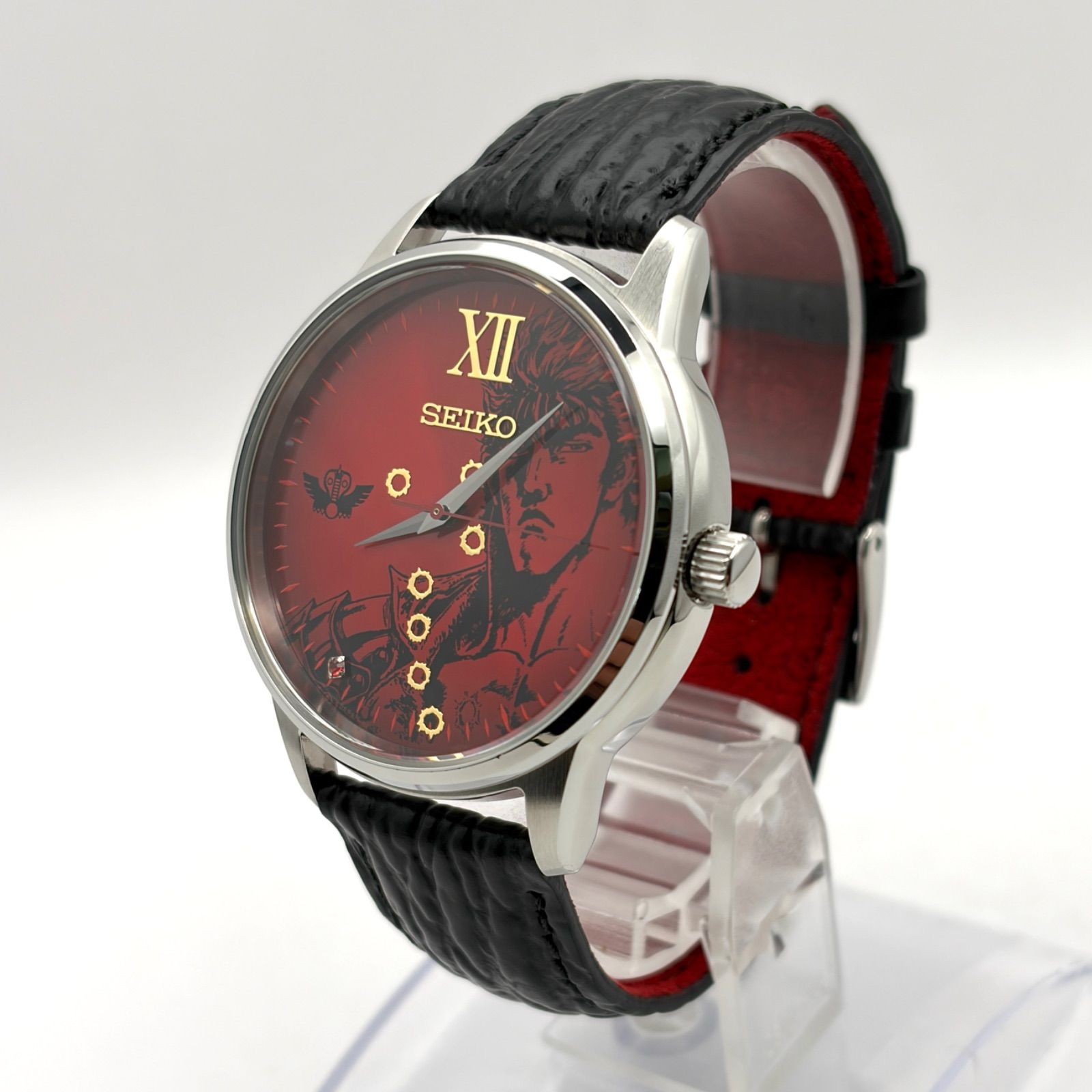 (T894) Fully Functional SEIKO Hokuto no Ken 35th Anniversary Limited Model 7N43