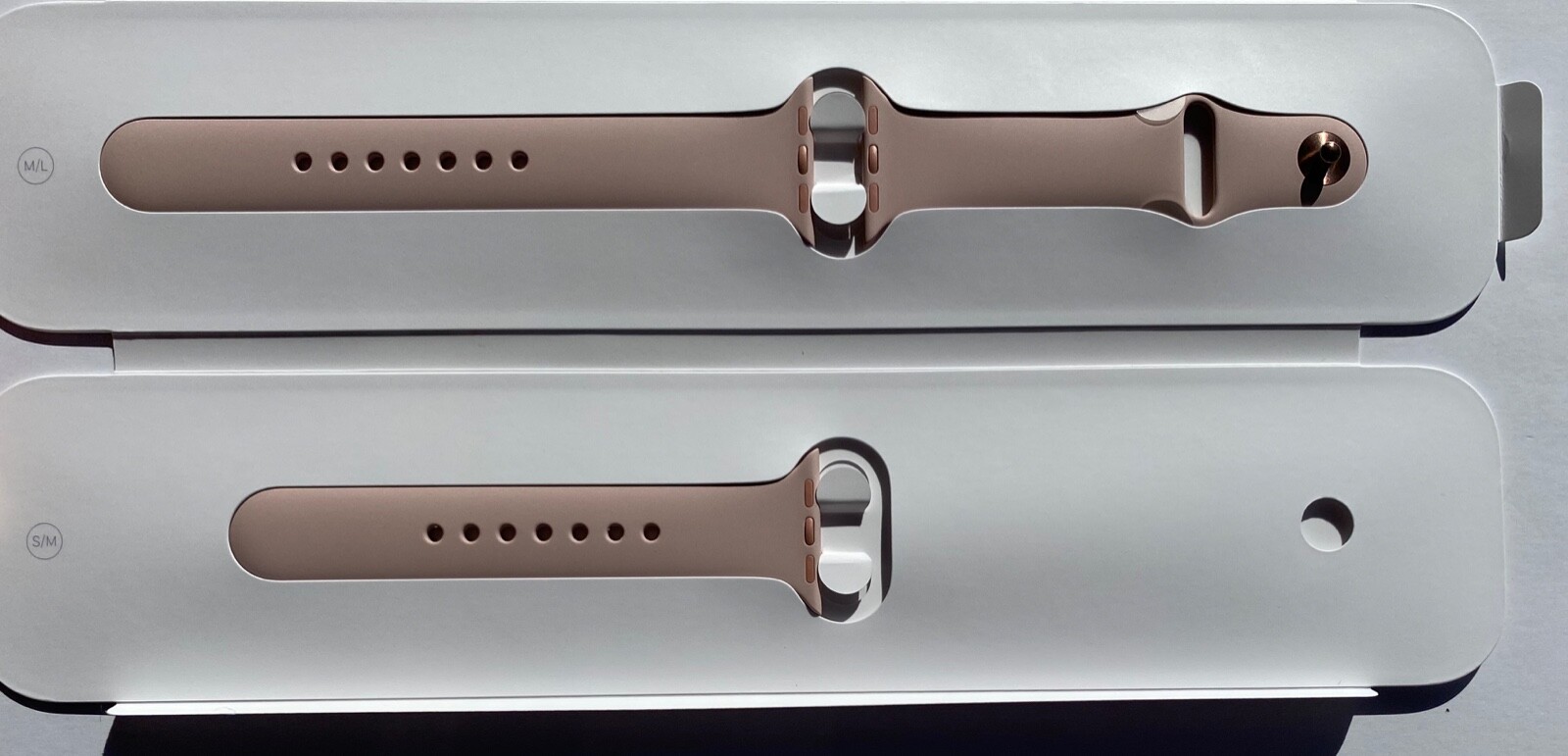 Apple Watch Pink Sand Sport Band Rose Gold Pin Series 3 38mm SE 40mm 7 41mm OEM