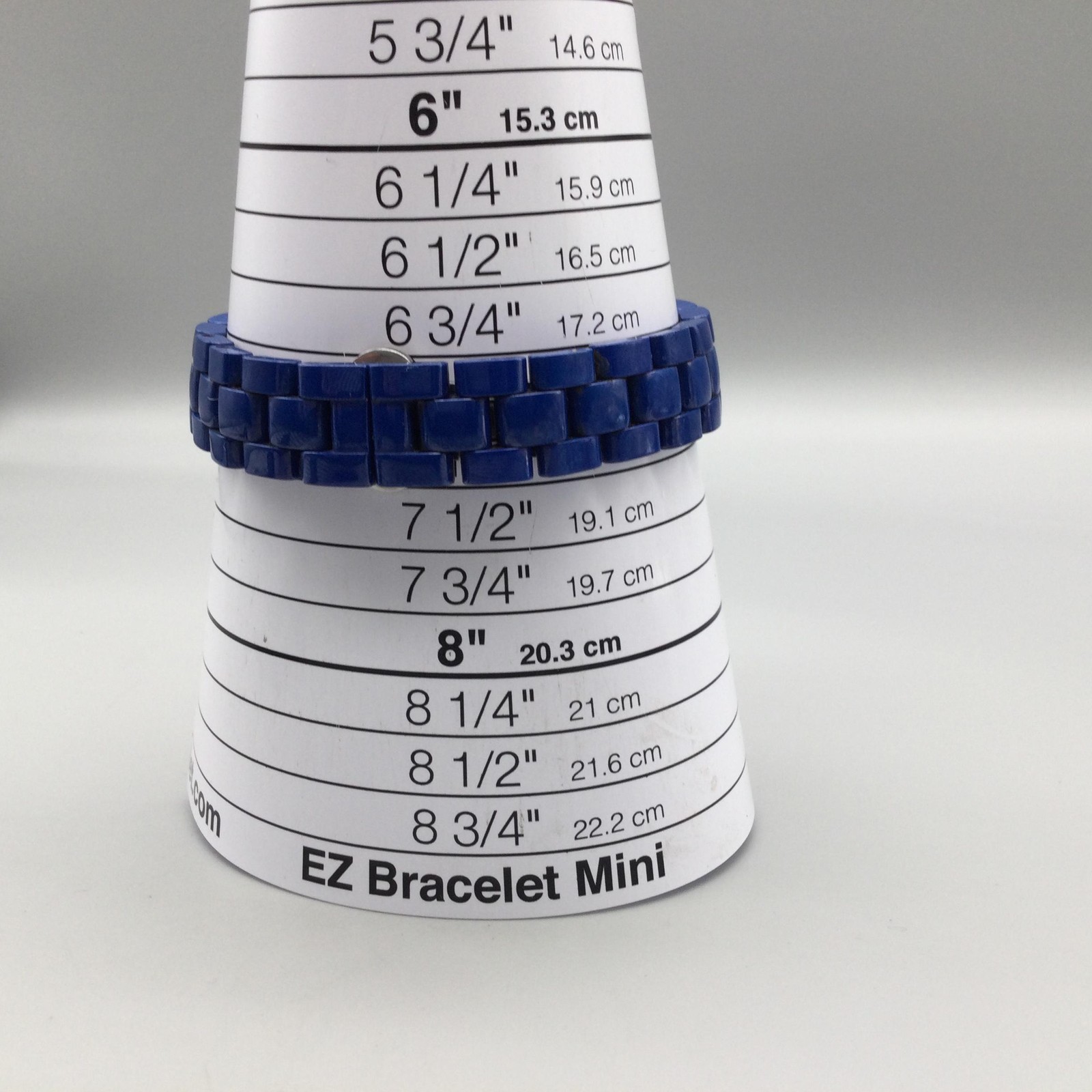 Isaac Mizrahi Live Women Watch 34mm Blue Dial Ceramic Bracelet New Battery 7.25″