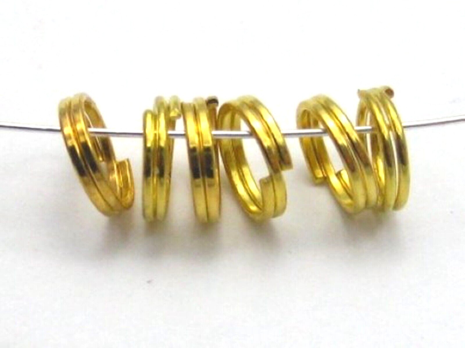 500 Double Loop Split Open Jump Rings 8mm Connector Craft Ker Ring