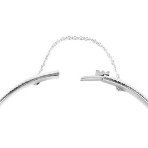 Sterling Silver Engraved Bangle Bracelet (7.00 In) 8.8 Grams