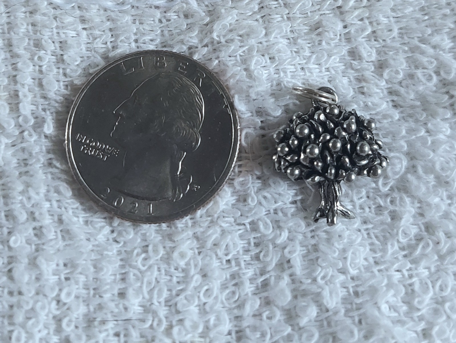 “Tree” Pewter Charm New