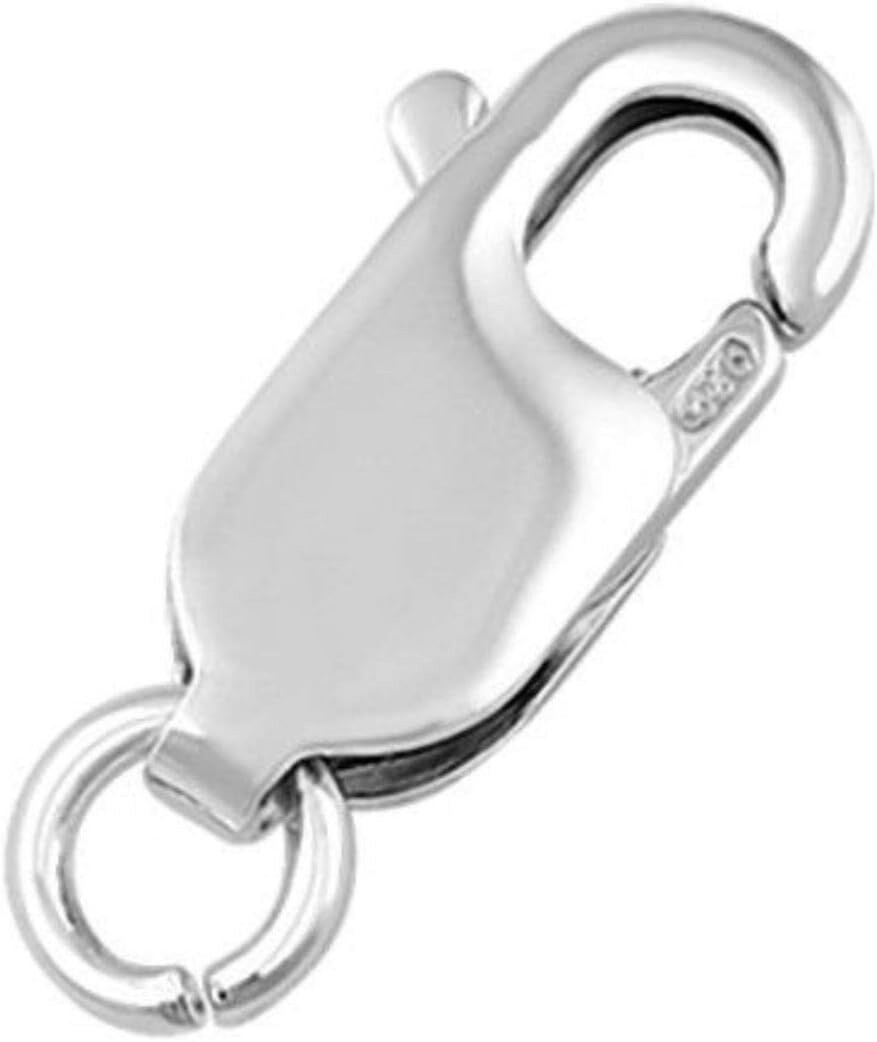 1pc Sterling Silver 925 Lobster Claw Clasp Made in Italy Wholesale All Sizes
