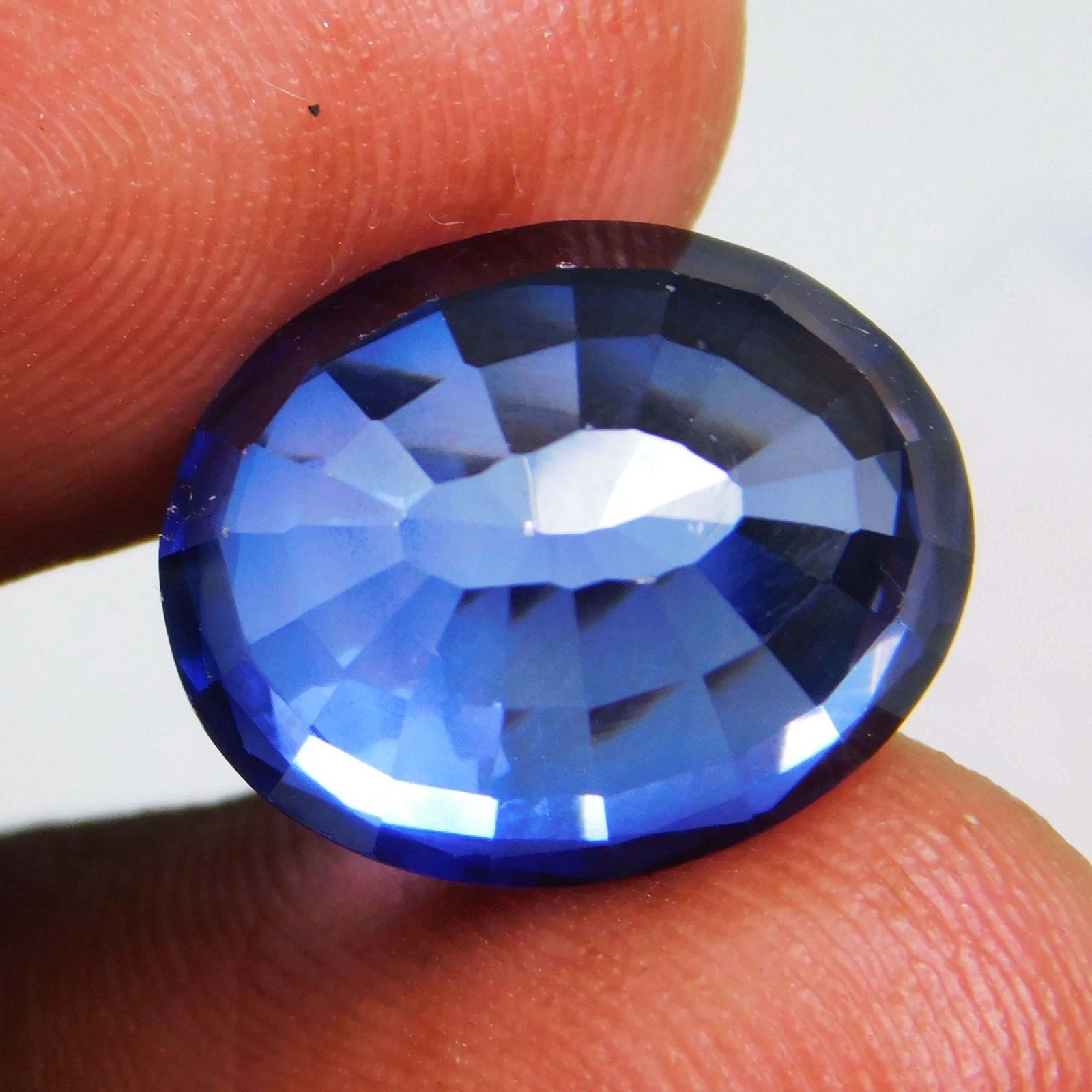 CERTIFIED Natural Unheated 11.80 Cts Blue Sapphire Oval Loose Gemstone