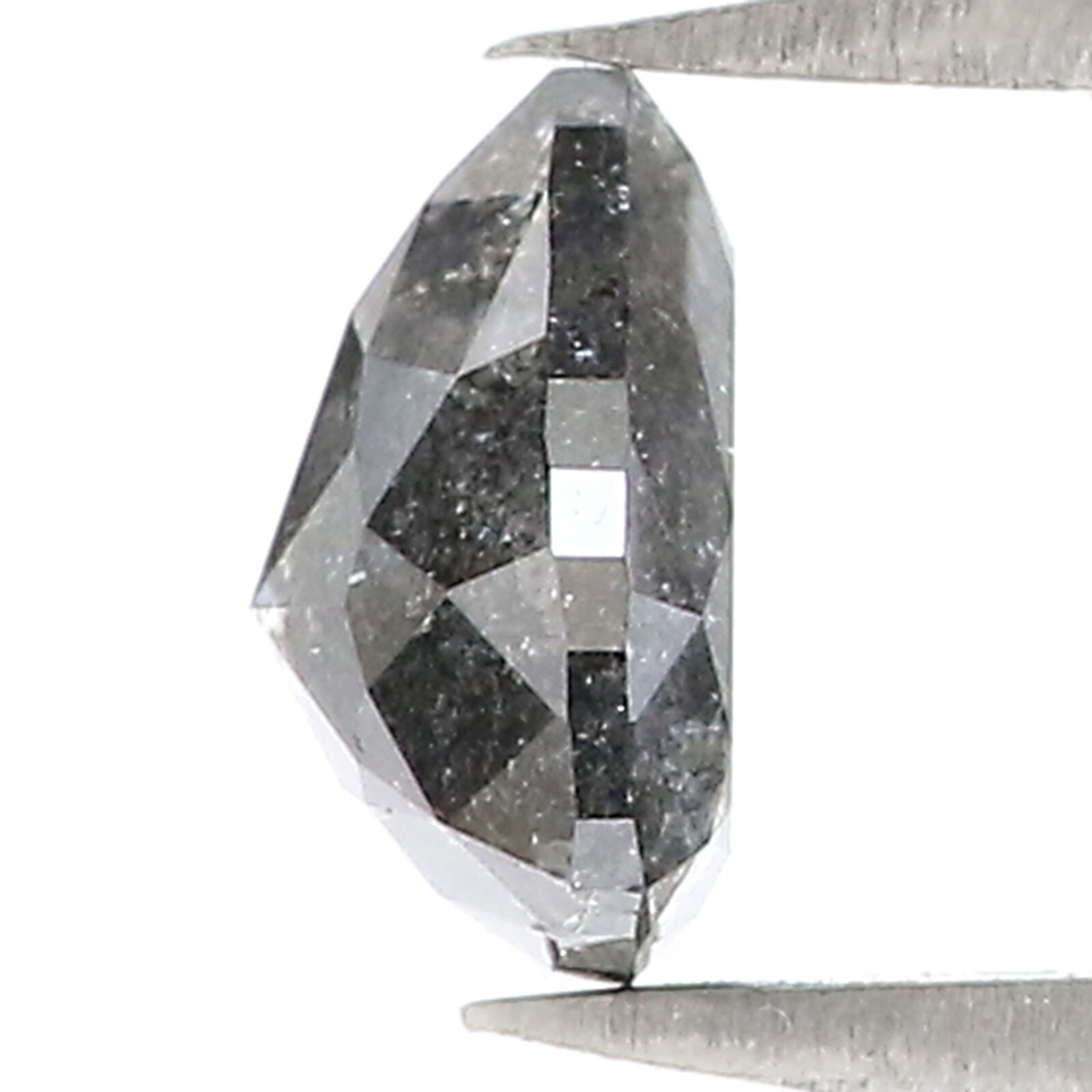 1.27 Ct Natural Loose Triangle Diamond 7.00 MM Salt And Pepper Diamond QN9661