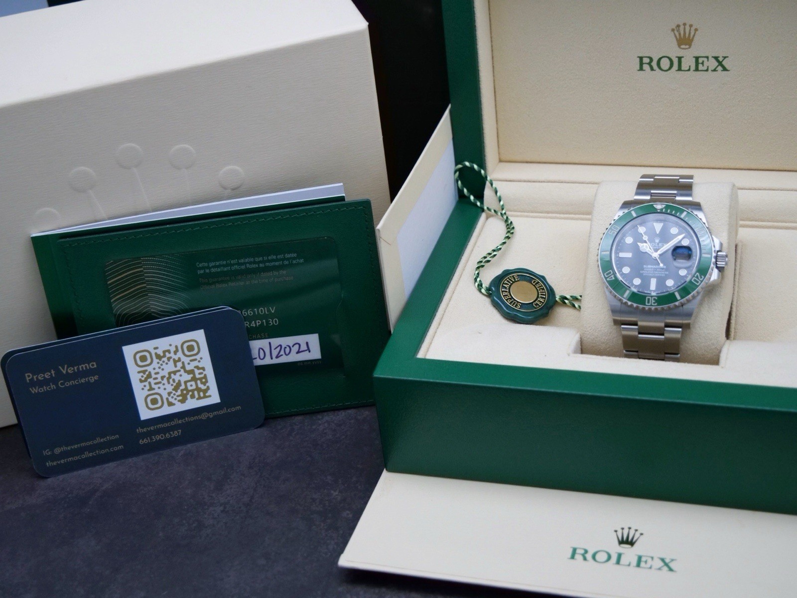 🟢 Rolex Submariner 126610LV “Starbucks / Cermit” – 41mm – MINT – Box & Papers
