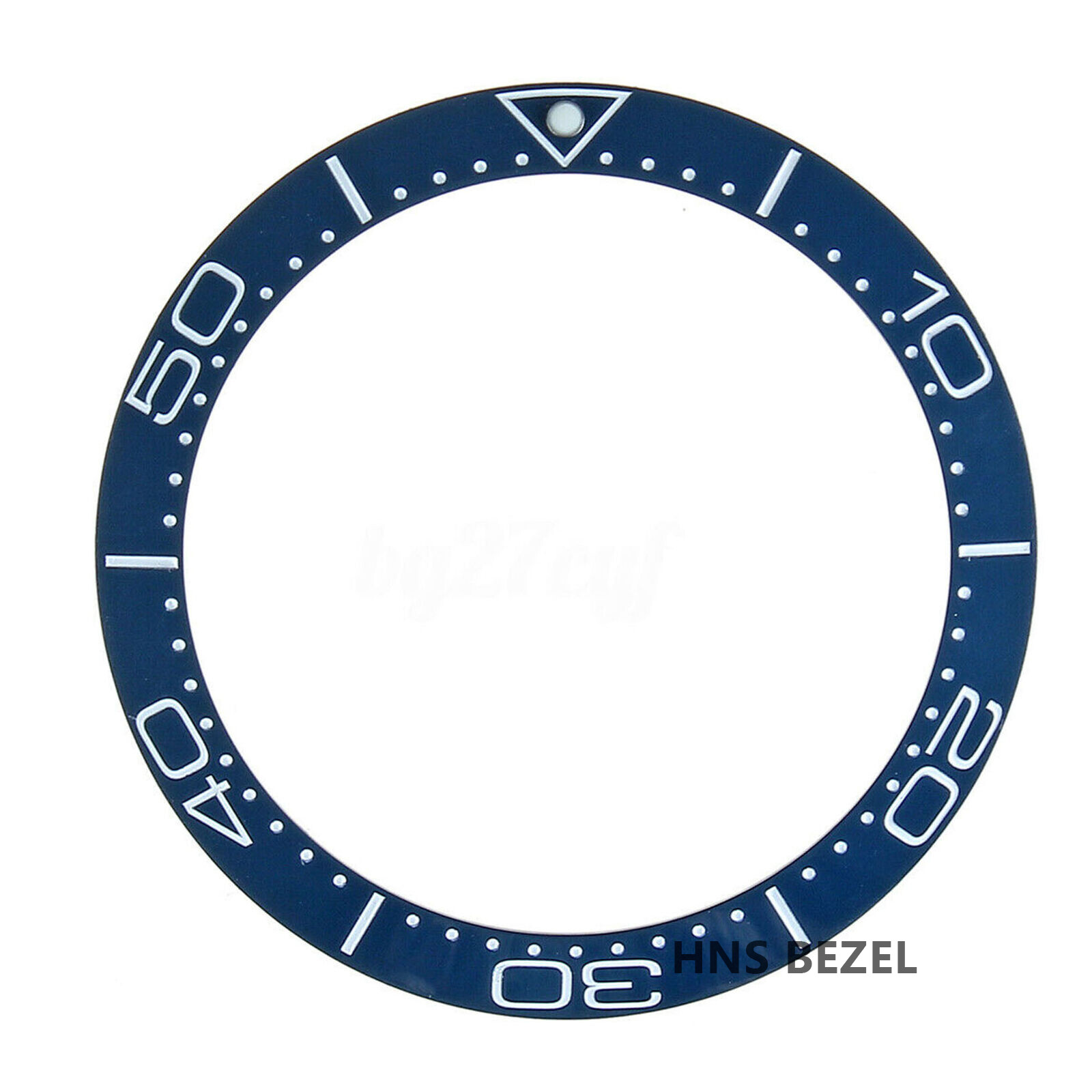 CERAMIC BLUE BEZEL FOR OMEGA 40MM SEAMASTER DIVER SEIKO SKX007/009 ENGRAVED