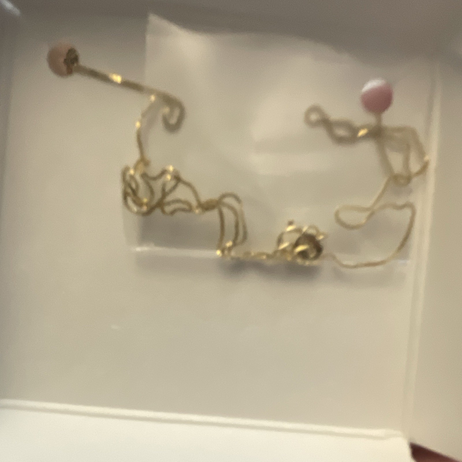 10k Yellow Gold 1/3 cttw Lab Grown Diamonds Pendant Necklace New