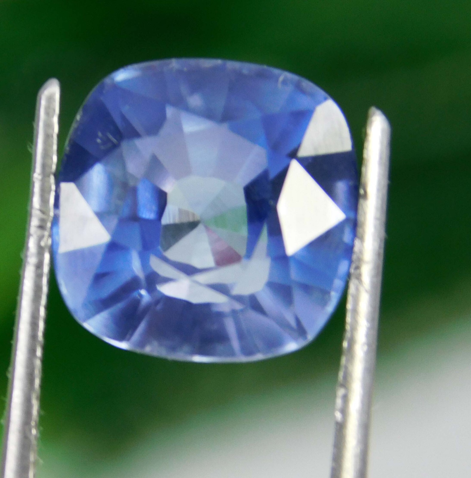 CERTIFIED 7.30 Ct Natural California Rare Blue Benitoite Cushion Cut Gemstone