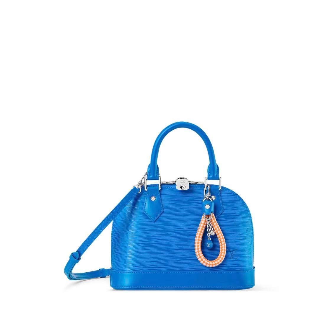 Brand New LOUIS VUITTON Alma BB Bag Charm Only Ocean Blue