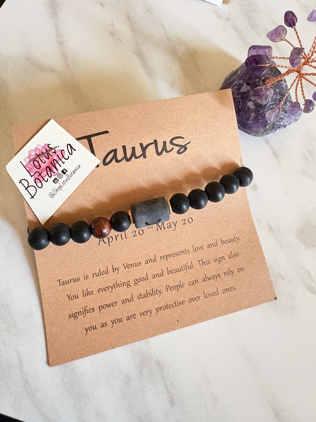 Natural stone beaded tiger’s eye picture stone bracelet twelve zodiac bracelet