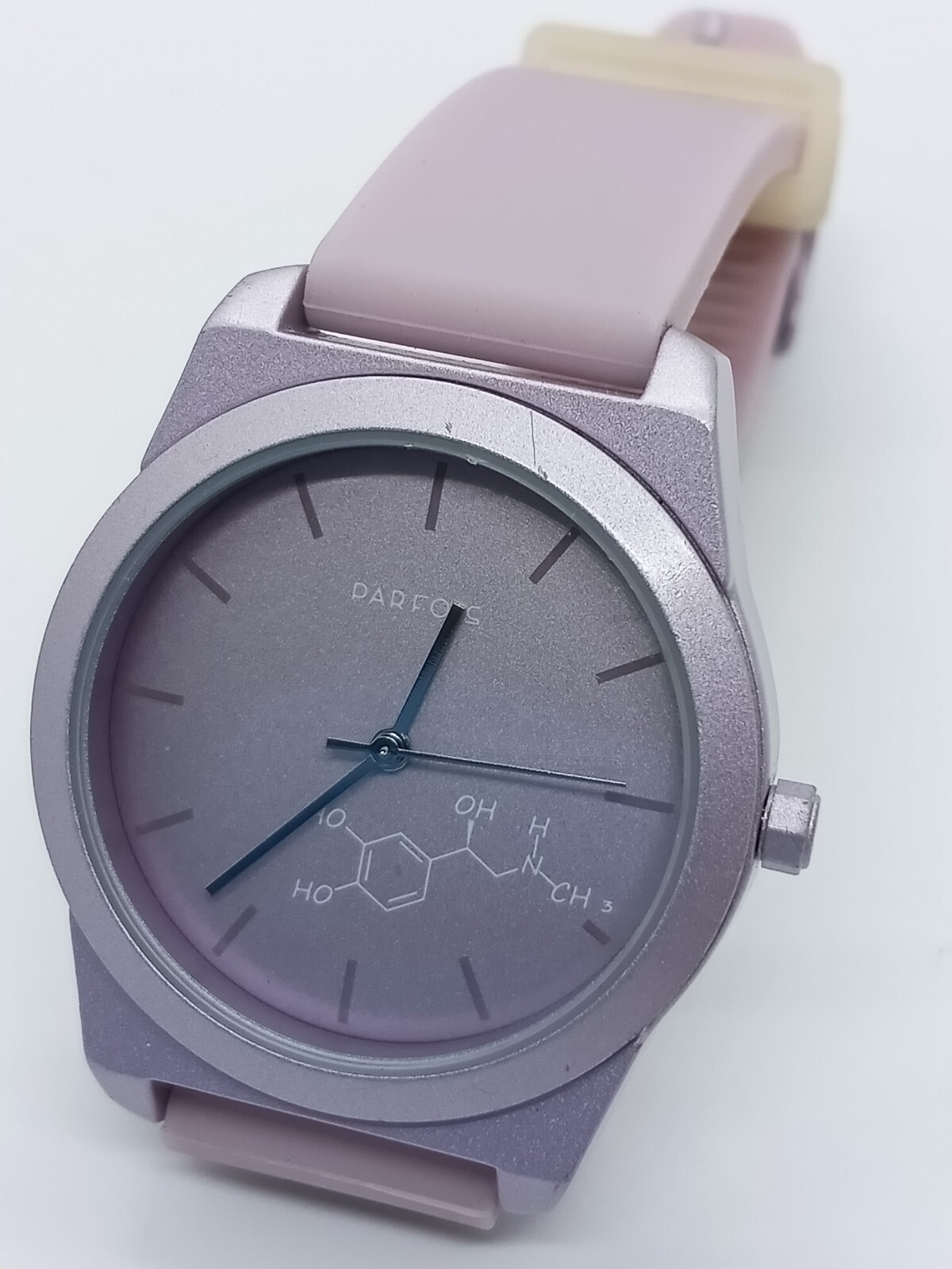 Parfois Timepiece, “Adrenaline”, Purple Tone, Rubber Band, New Battery, Runs
