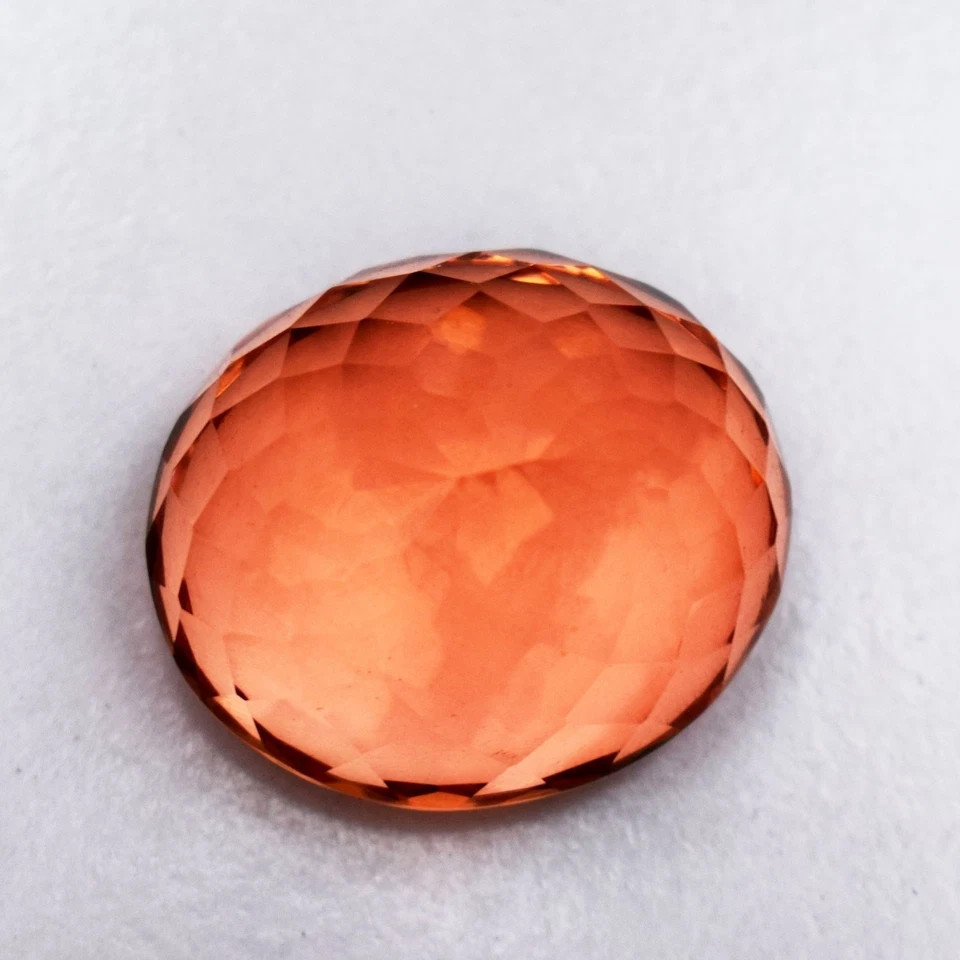 128.75 CT Certified Imperial Topaz Oval Cut Flawless Loose Gemstone
