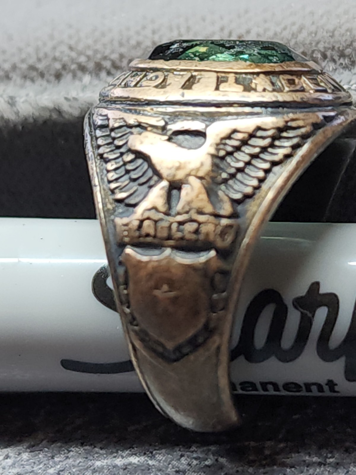 North Texas State Teachers College Class Ring – Mean Green – UNT – NTSU