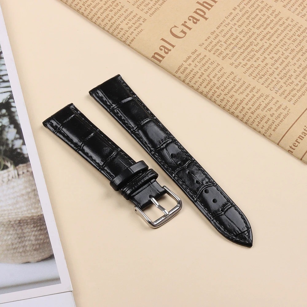 Crocodile Leather Watch Band Men Genuine Crocodile Watch Strap Quick Release