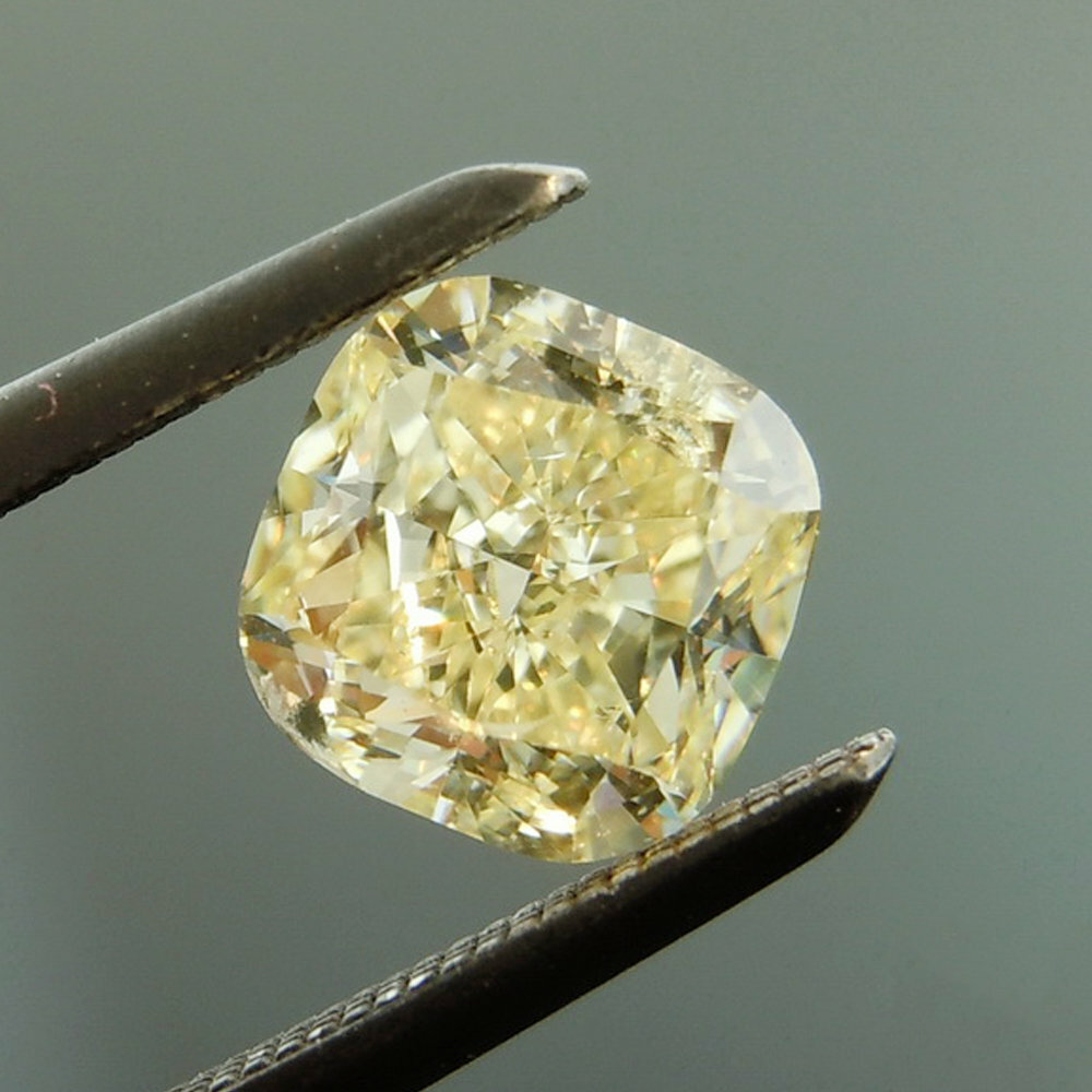 Huge Rare 10 x 10 MM 4.25 CT Off White Cushion Shape Cut Loose Moissanite 4 Ring