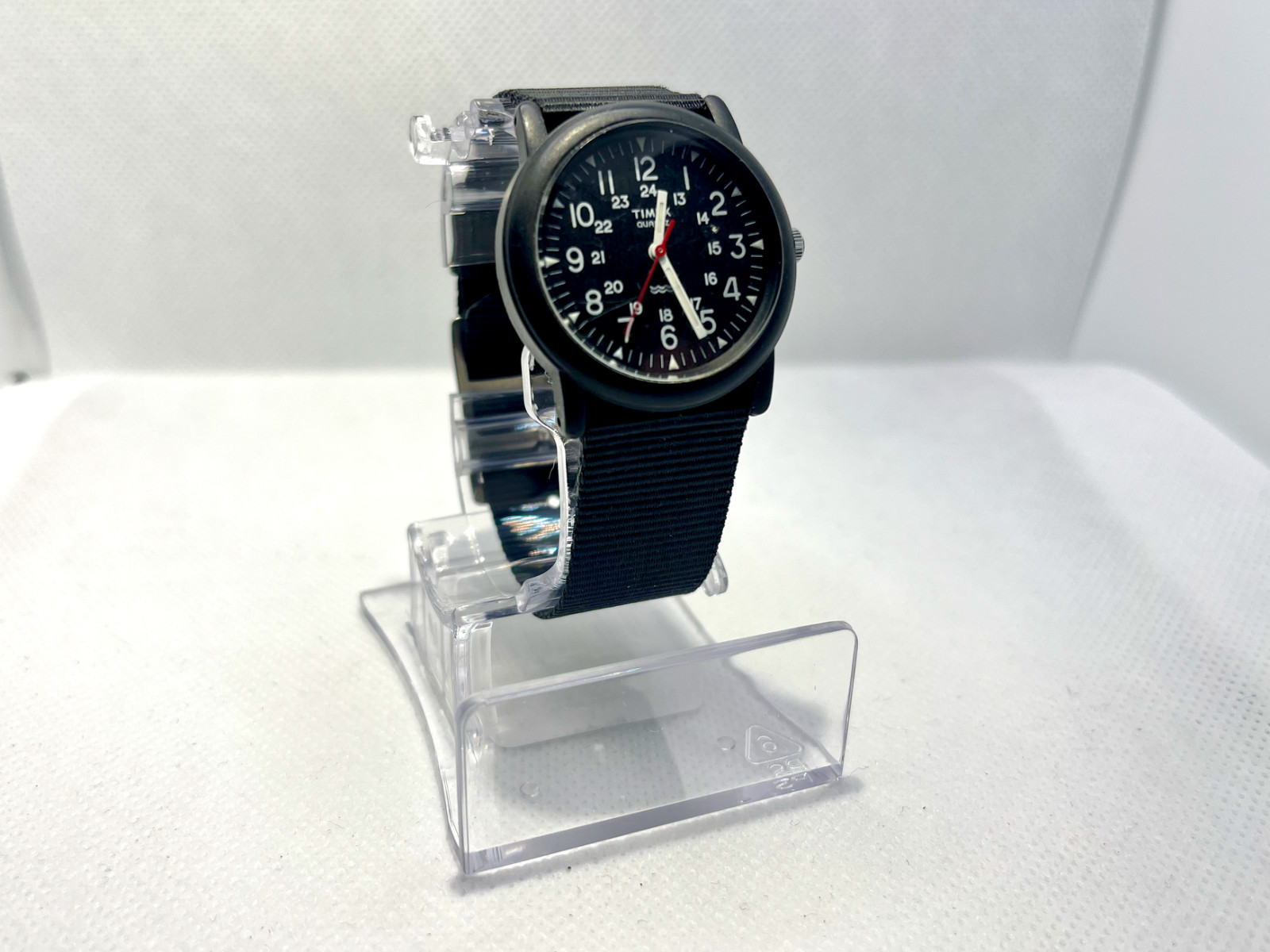 Timex Camper JDM MacGyver 34mm Field Watch All Black Quartz Japan TW2P59700 Rare
