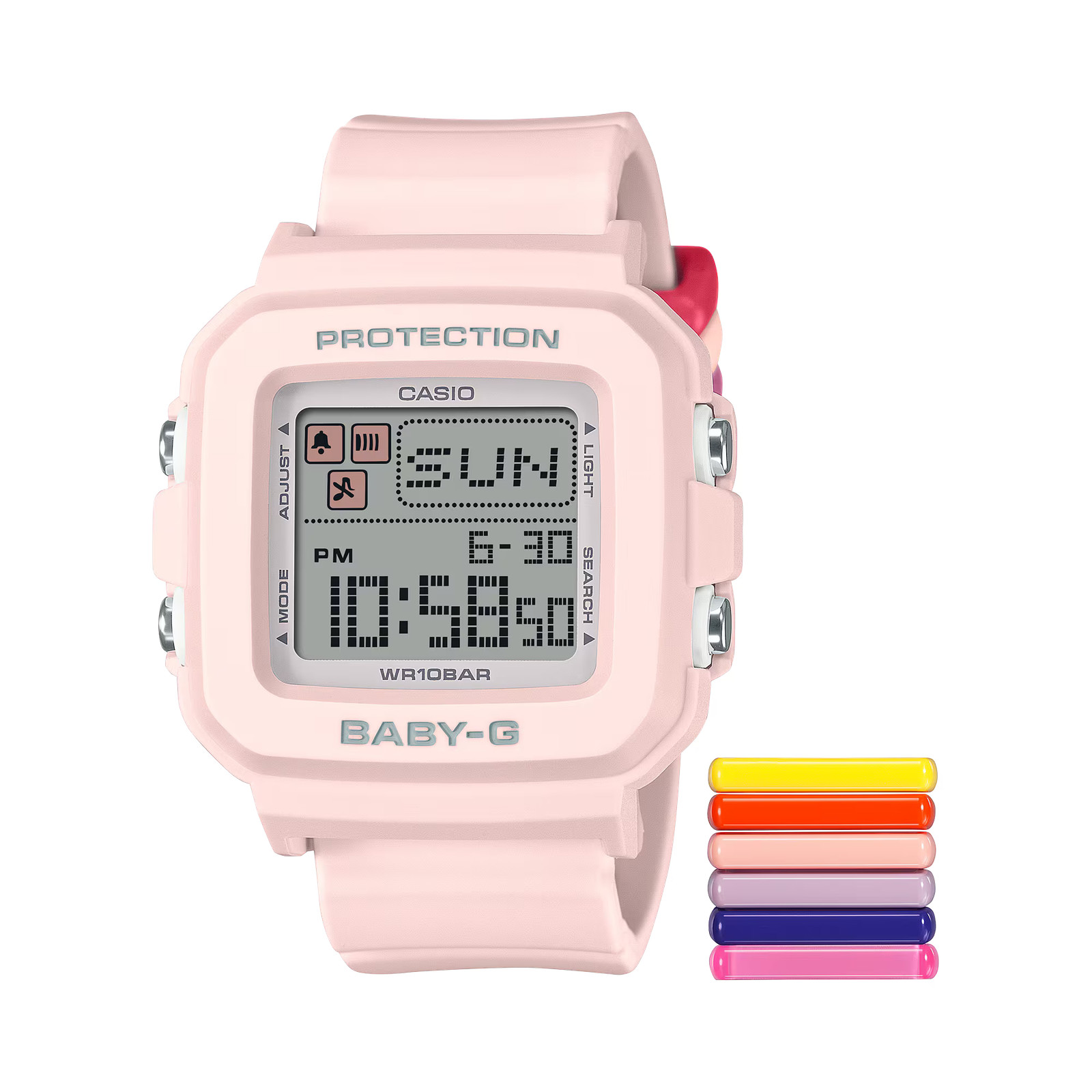 Casio Baby-G Plus Sports Quartz Pink Dial Women’s Ladies Watch BGD-10L-4