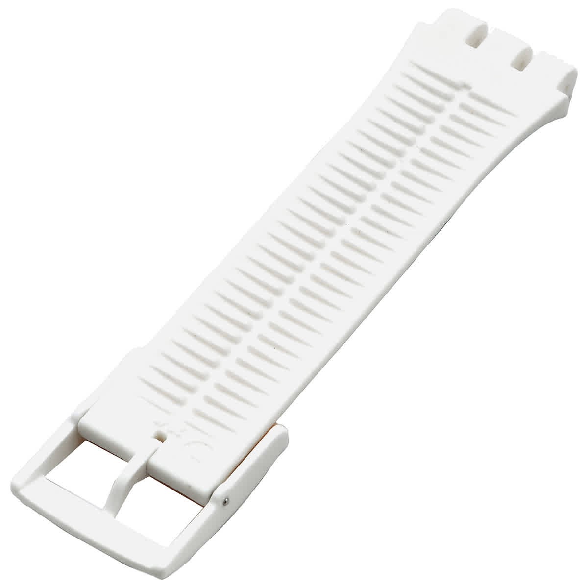 Swatch ACM0006H12 White unisex Silicone Watch Band New
