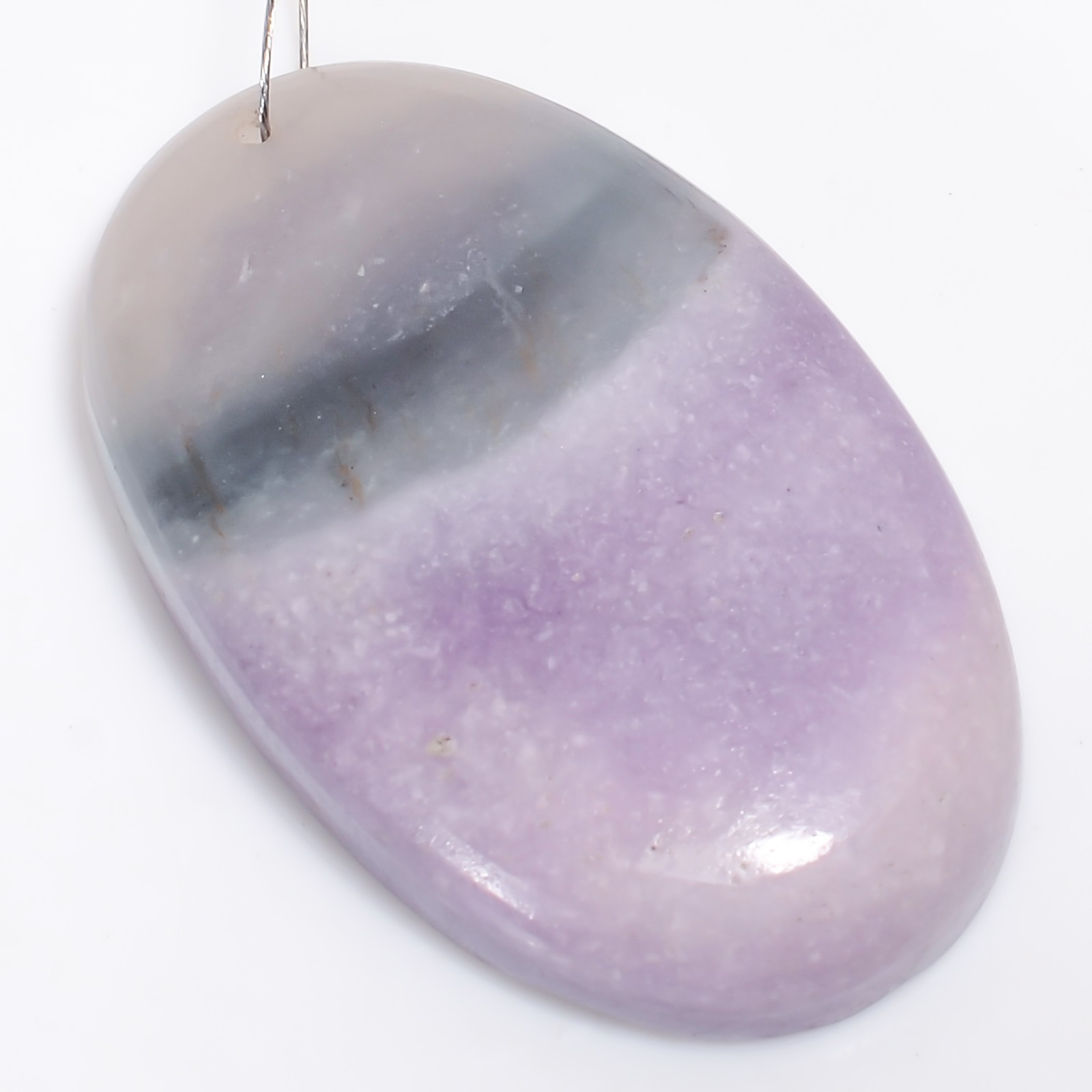 Watermelon Tourmaline Oval Cabochon Drilled Gemstone 59 Ct. 36X22X6 mm A-31828