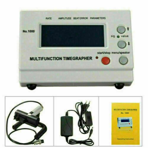 No.1000 Weishi Timegrapher Mechanical Watch Timing Machine Multifunction NEW