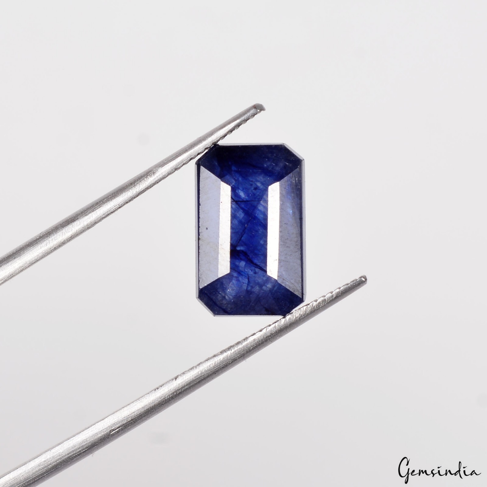 IGL&I Certified 6.50 Cts Natural Ceylon Blue Sapphire Octagon Cut Gems For Ring