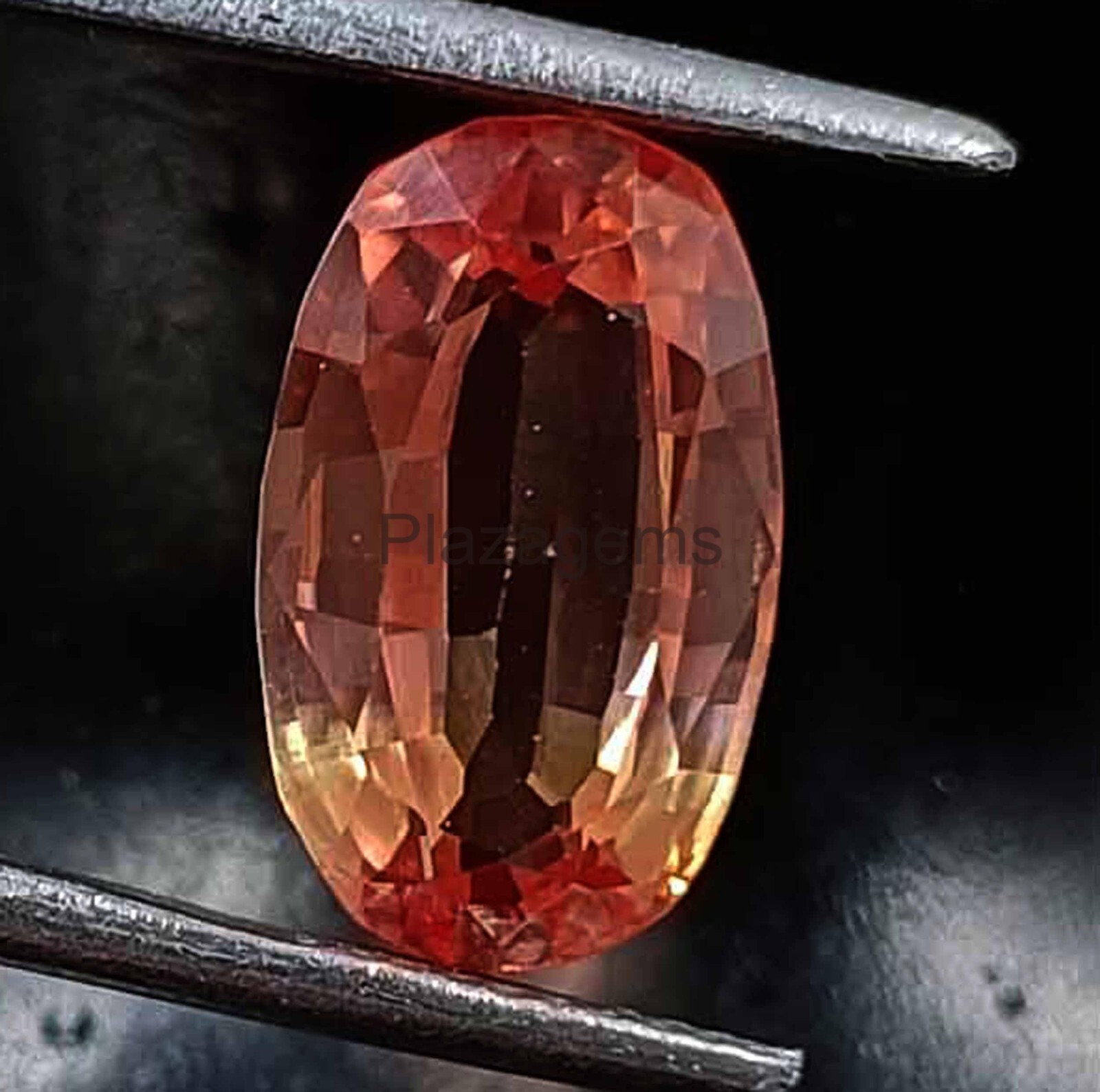 Natural Certified 5.65 Ct Sri Lanka Oval Cut Peach Sapphire Loose Gemstone 4JKG