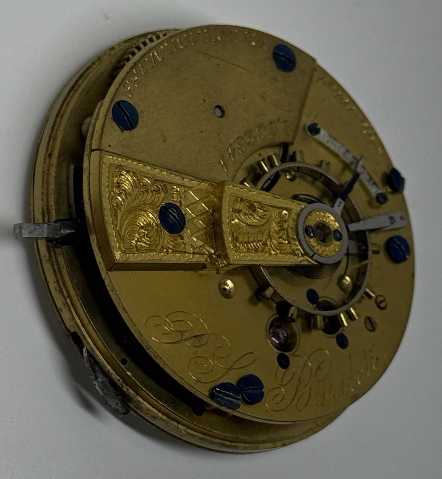 Waltham Pocket Watch Movement /PS Bartlett 18s 1877 11 Jewels / Needs a Service