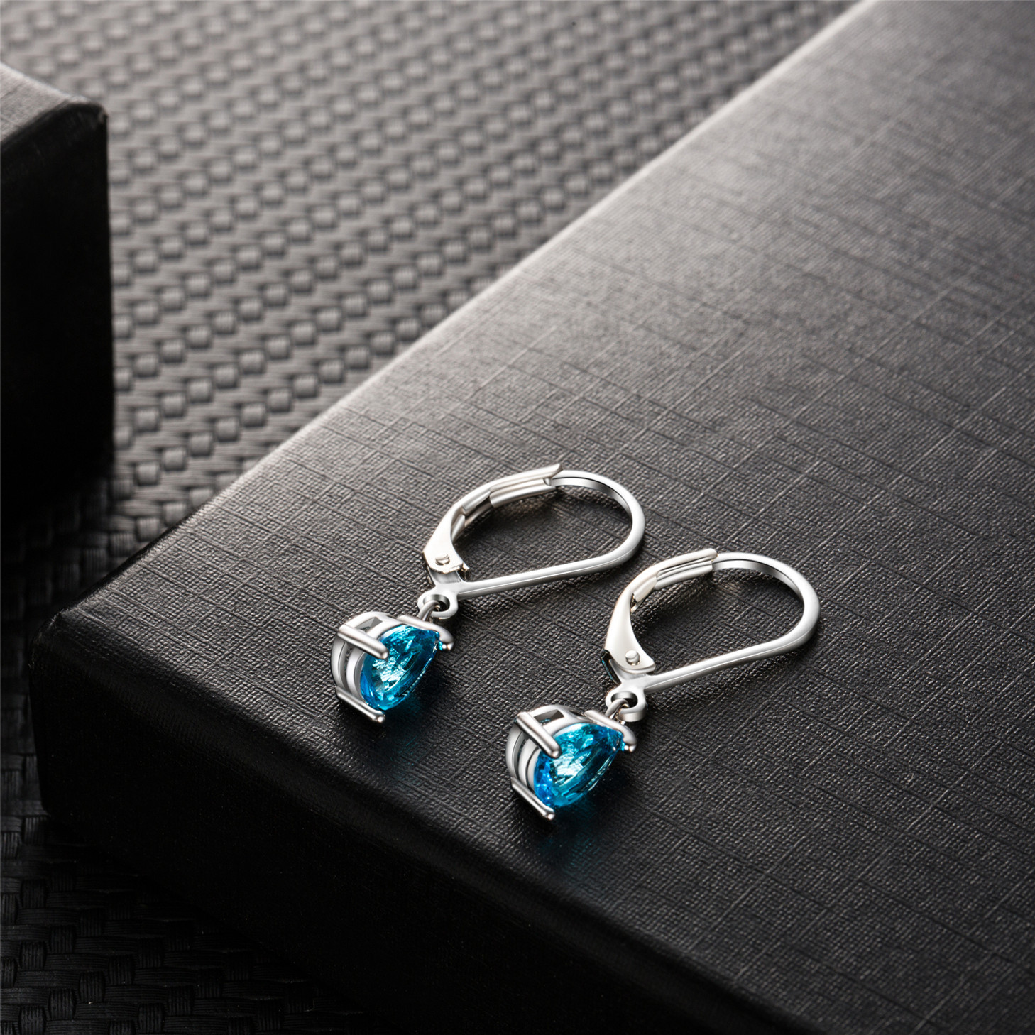 Buyless Fashion Girls And Women Teardrop Dangle Earrings With Leverback CZ Stone
