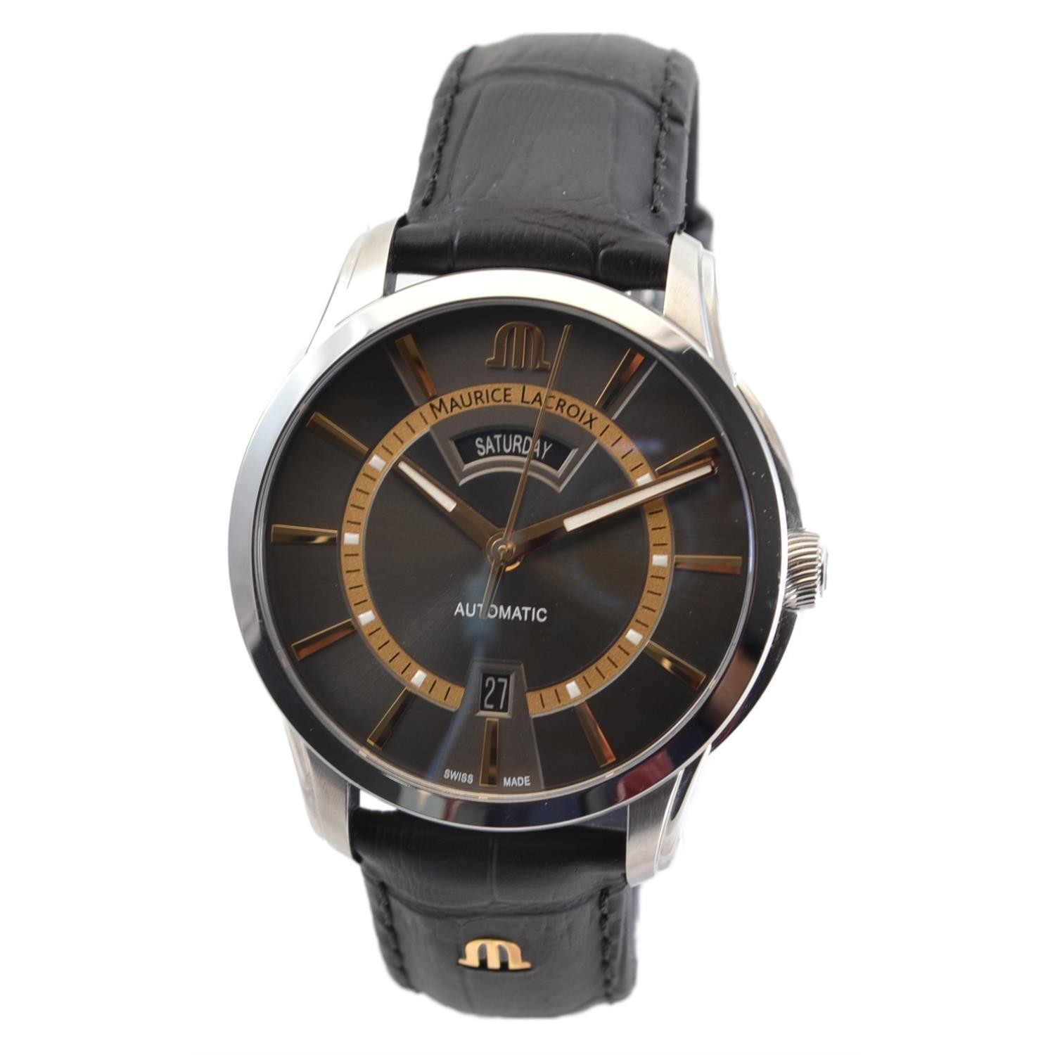 Maurice Lacroix PT6358-SS001-333-2 Store Display 9.7 out of 10 Pontos Day Date A