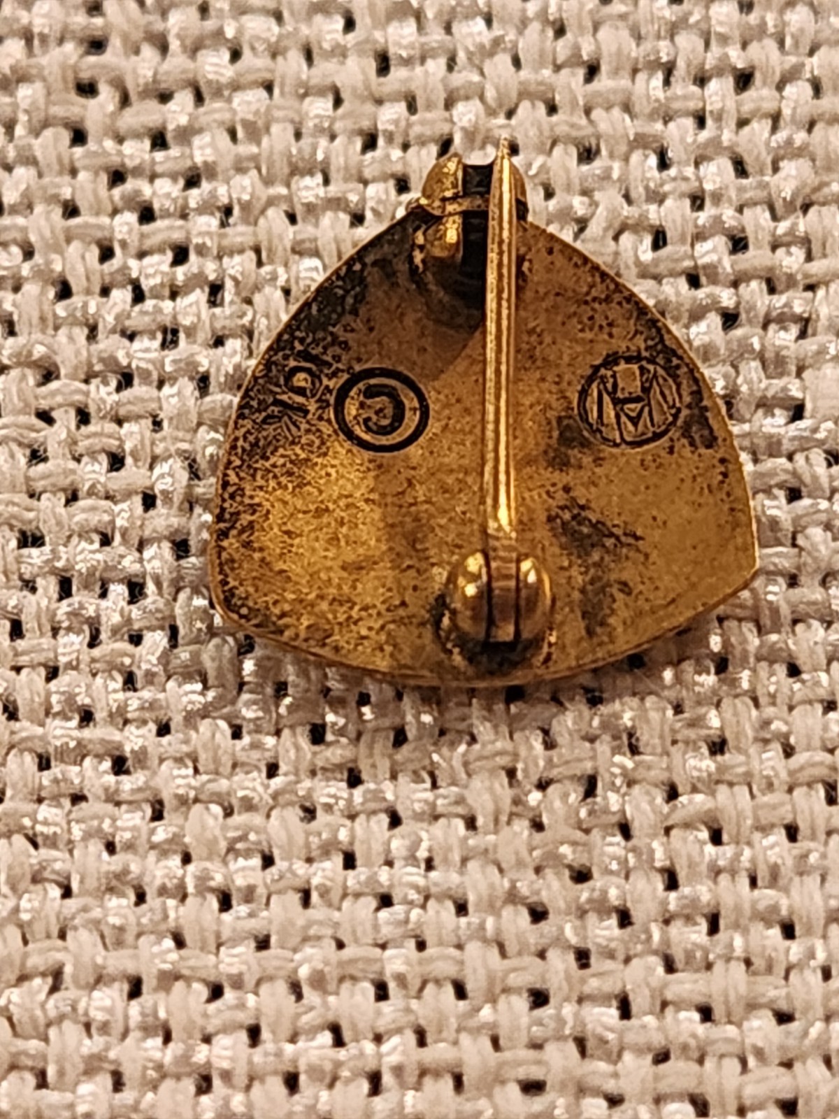 Vintage Western Electric 25 Year Service Pin Eagle Telephone 10K Gold