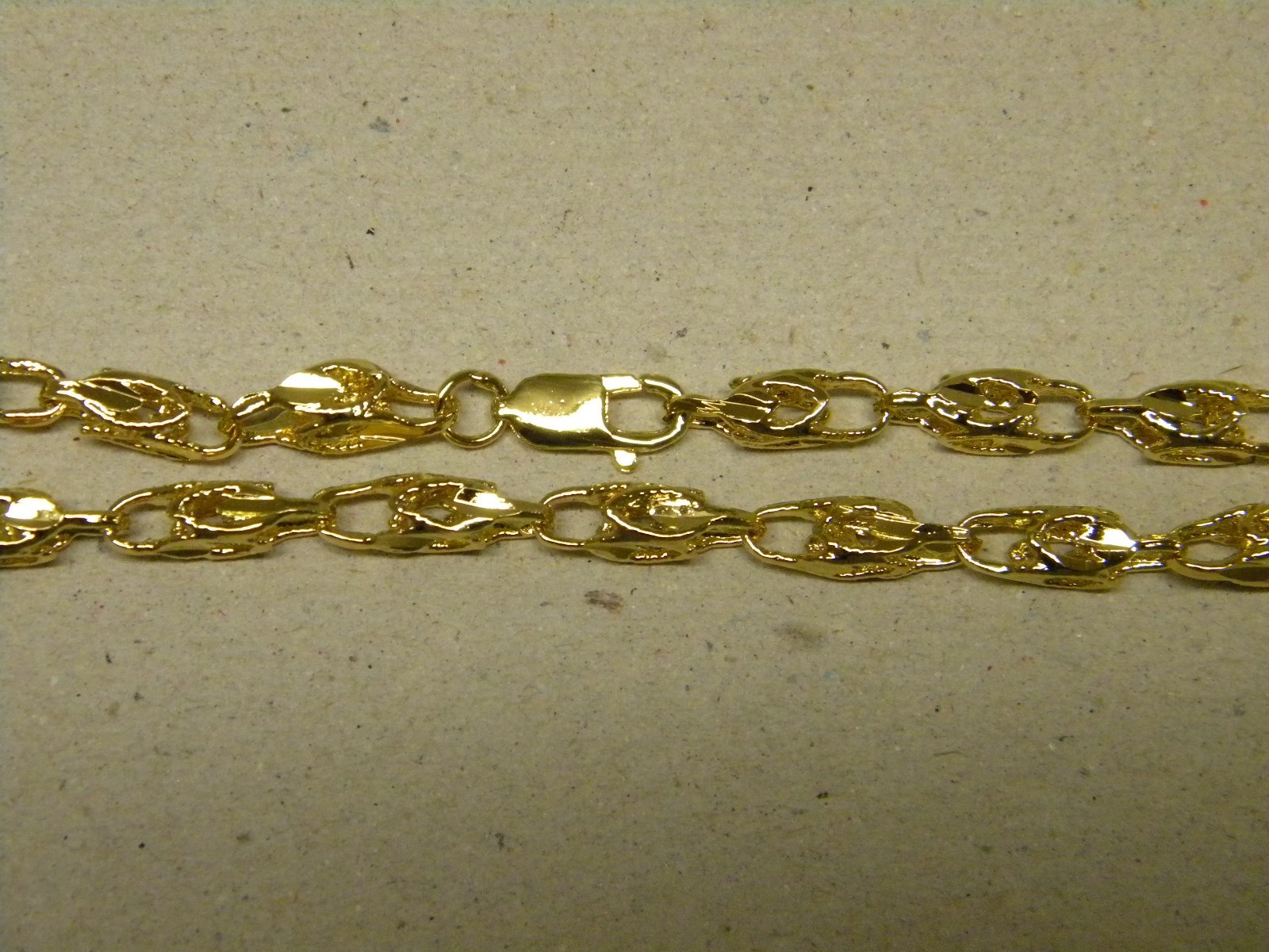 Men’s Lady’s Yellow Gold Plated Turkish Rope Chain 24in inch Long 6mm Wide New