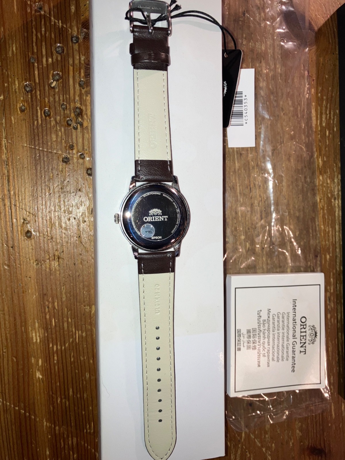 Orient Bambino Solar Powered 38mm Runs Perfectly