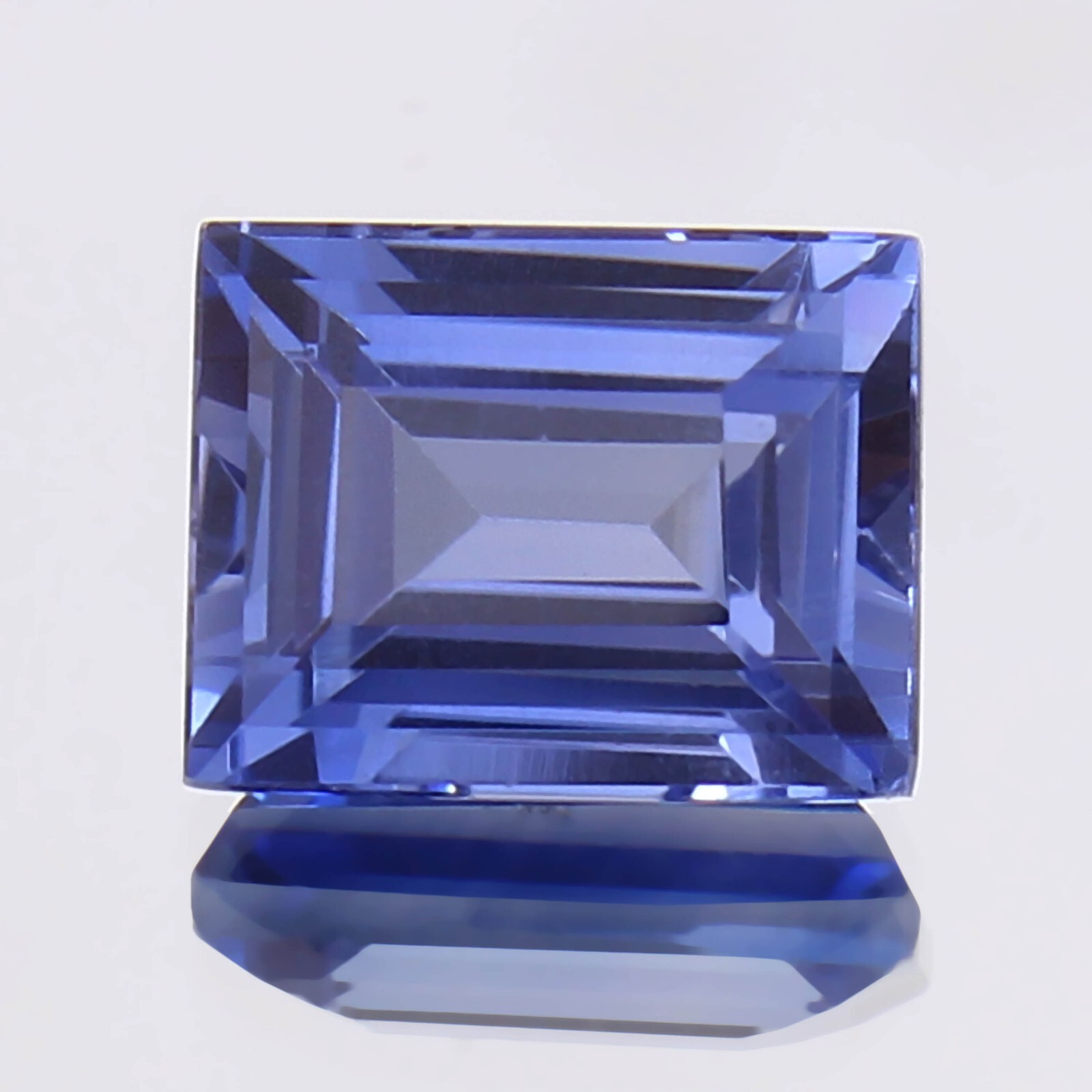 AAA Natural Montana Pastel Blue Sapphire Loose Baguette Gemstone Cut 6.65 Ct
