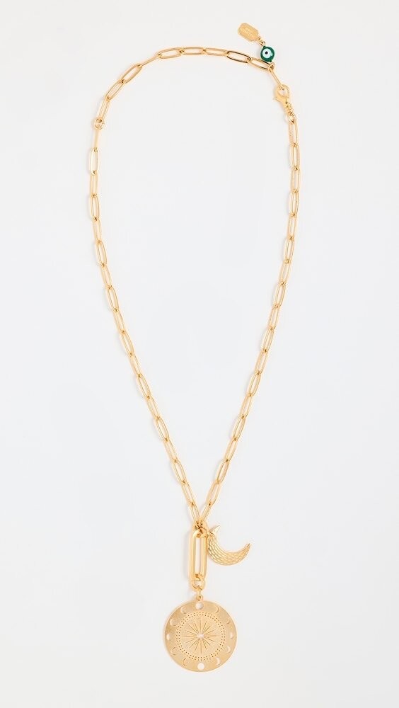 Elizabeth Cole Dream Necklace 24K Gold Plated Jewelry Gift