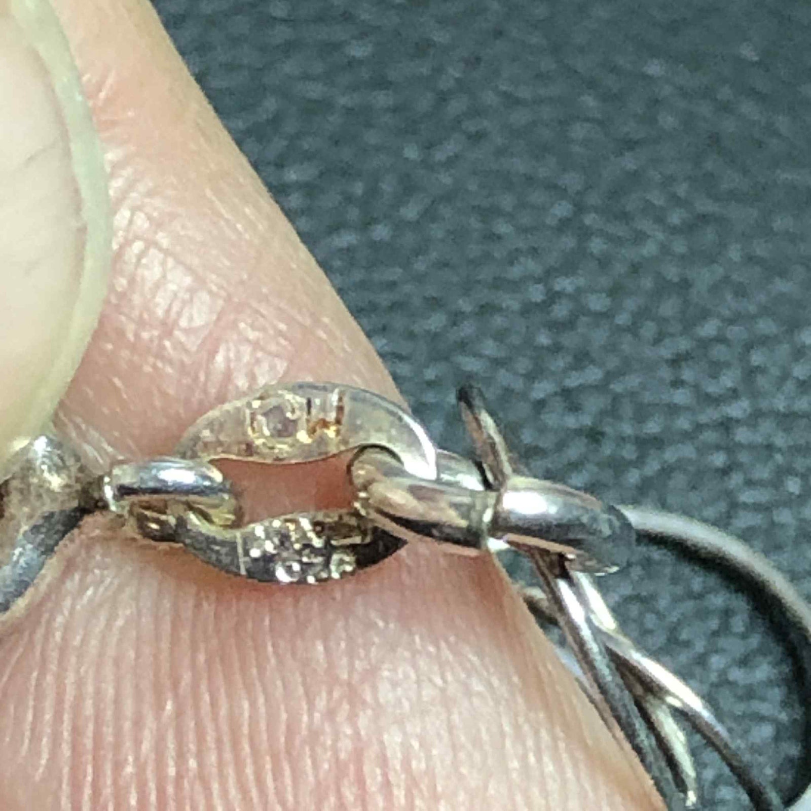 5327 Sterling silver 925 circle link bracelet 8″ Long 2.4 grams