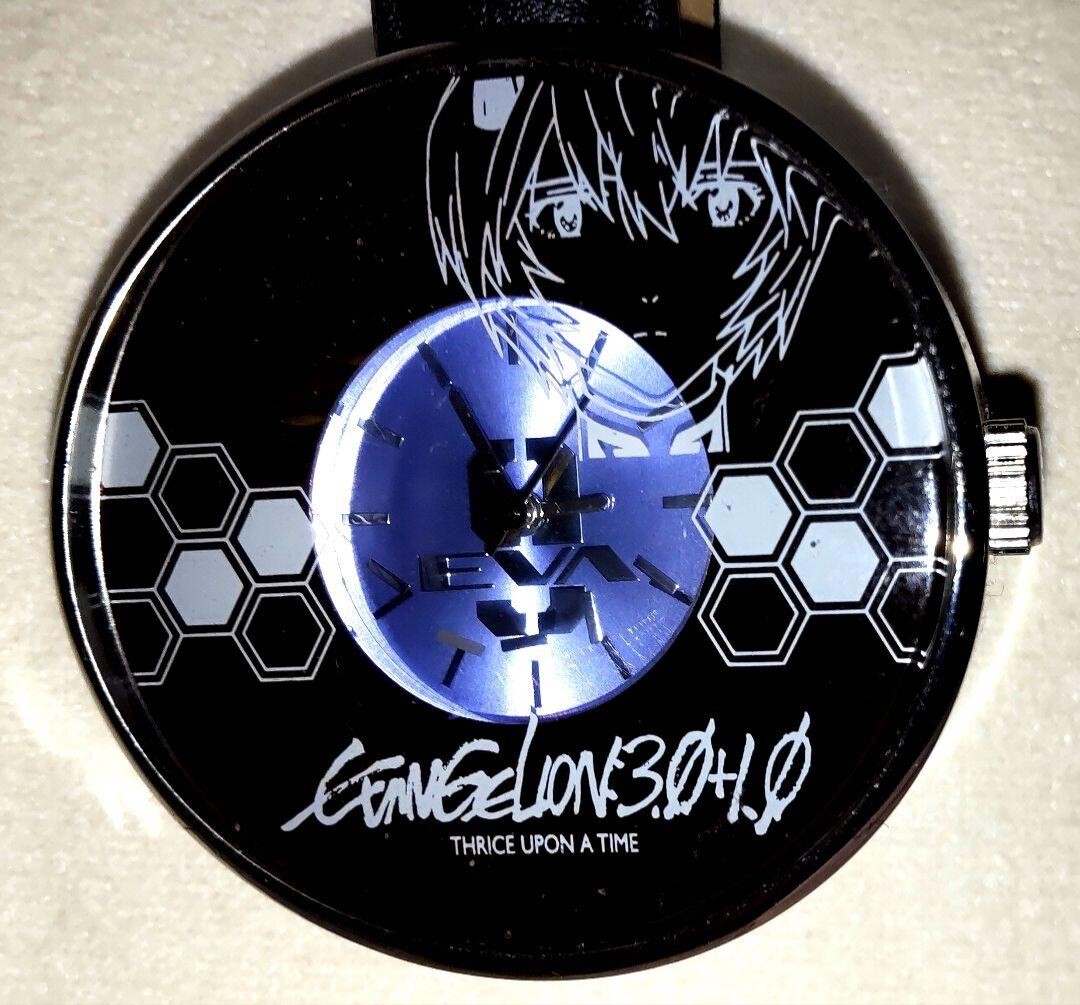 RARE! Rei Ayanami analog wristwatch Unused with Box Mens Women Evangelion