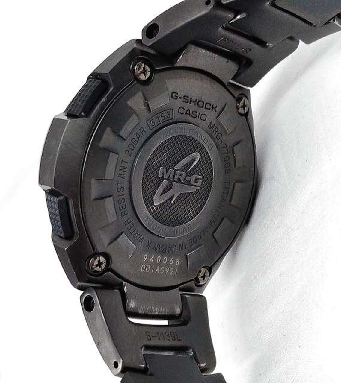 CASIO G-SHOCK MRG-7700B 1BJF Black Solar Men Watch Auth Japan