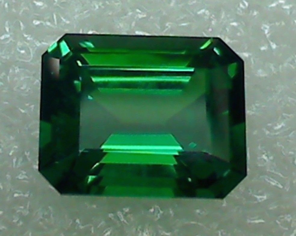 RARE Vibrant Green OCTAGON Cut YAG 11x9mm Loose Stone