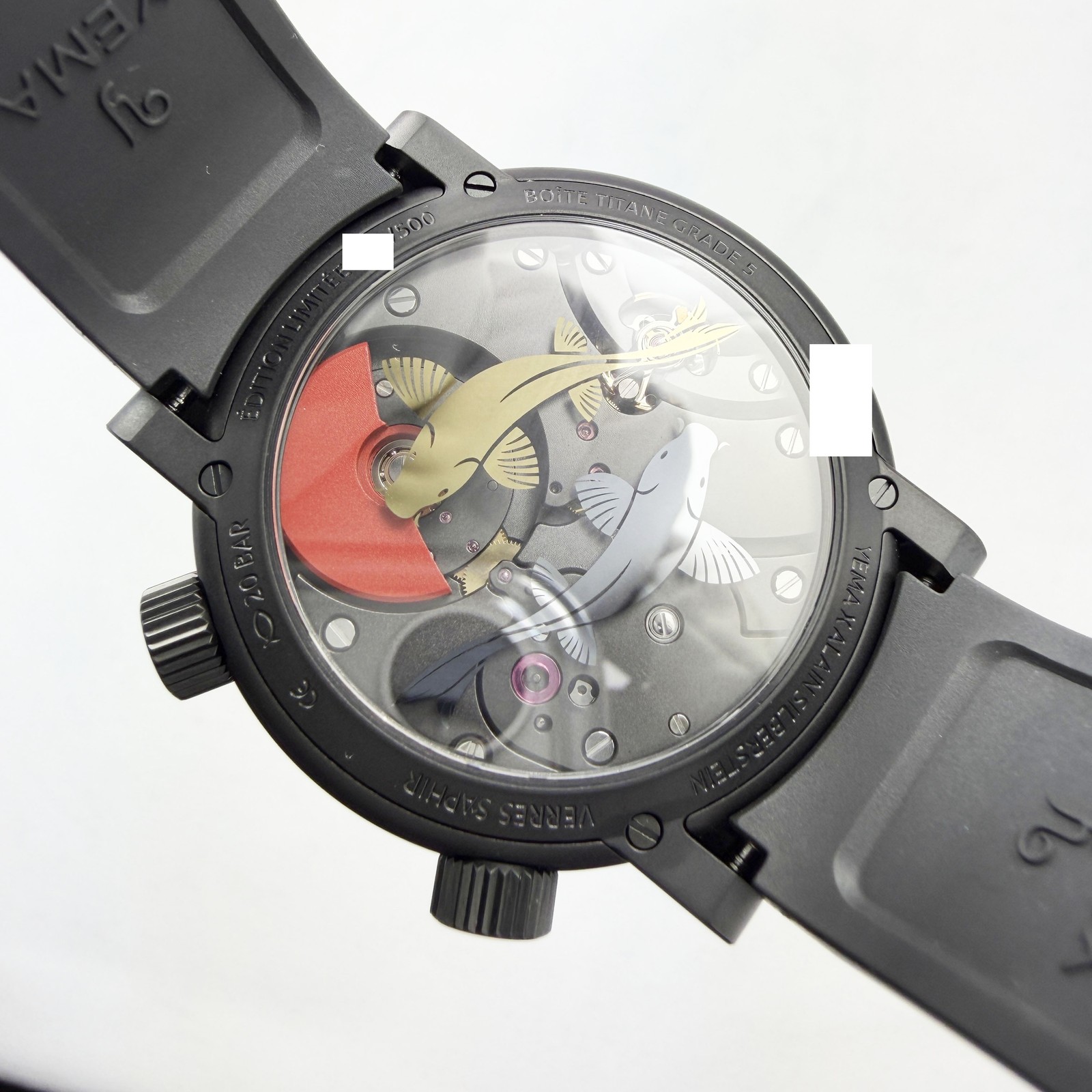 New Yema X Alain Silberstein Limited Edition 40MM Black Titanium Box Paper