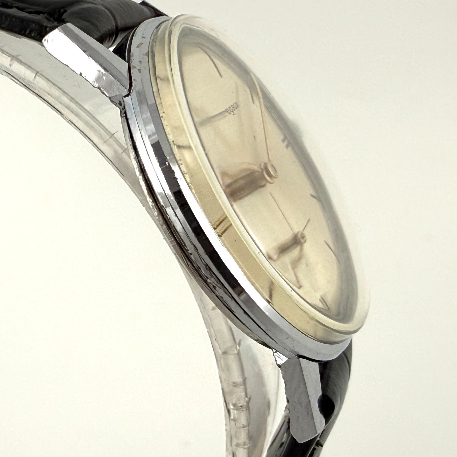 CLASSIC FINE GIRARD PERREGAUX MANUAL WIND ST STEEL DRESS WATCH ORIGINAL DIAL