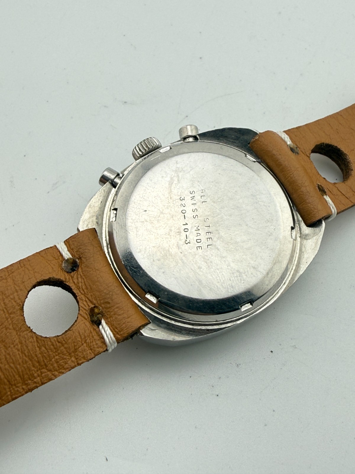VINTAGE AUREOLE CHRONOGRAPH VALJOUX 7736 38 MM MANUAL WIND
