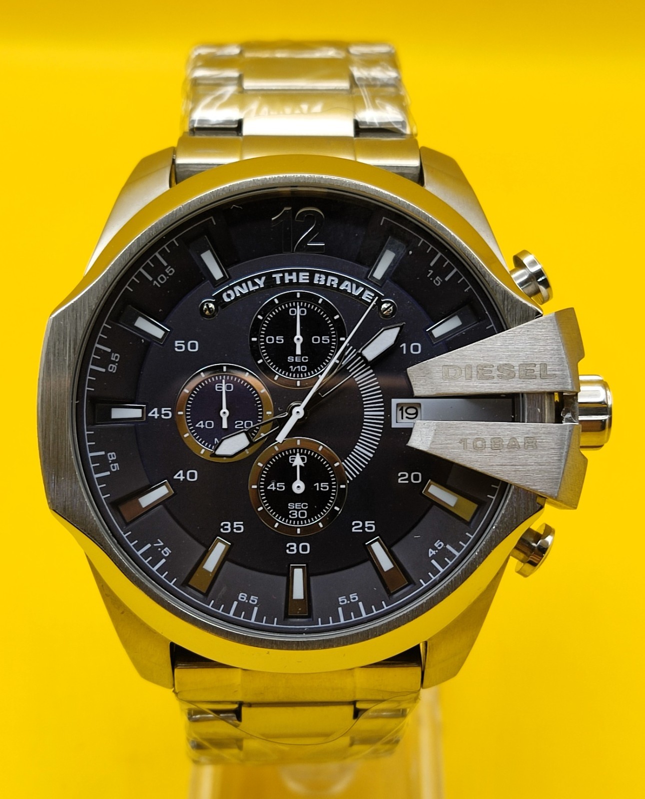 Premium Diesel Only The Brave 10 Bar Blue Dial Refurbished Men’s Wrist Watch