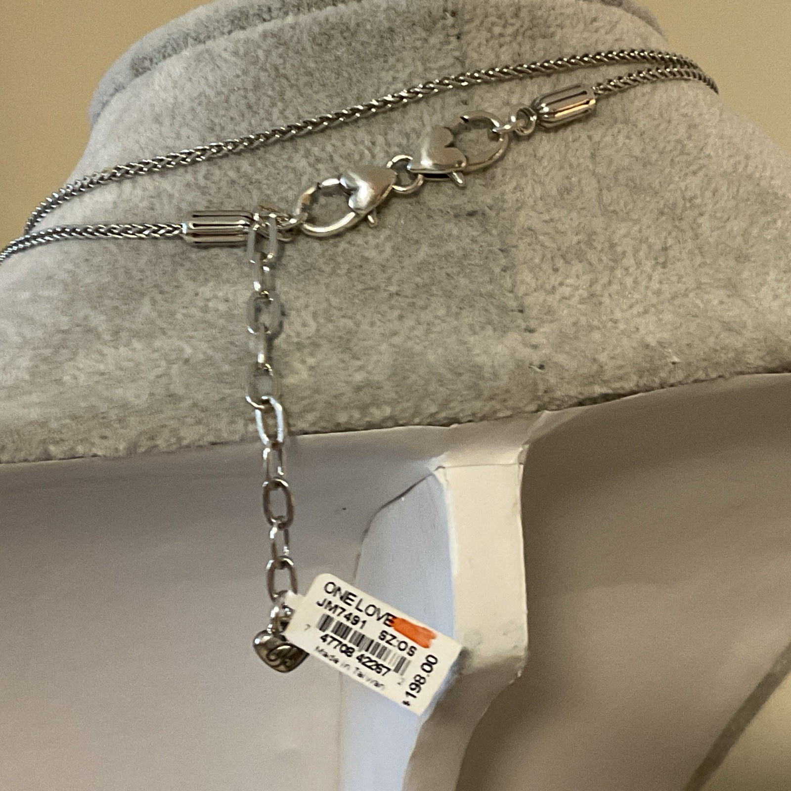 STUNNER NWT BRIGHTON ONE LOVE CIRCLE MULTI CRYSTAL CONVERTIBLE NECKLACE RP$198