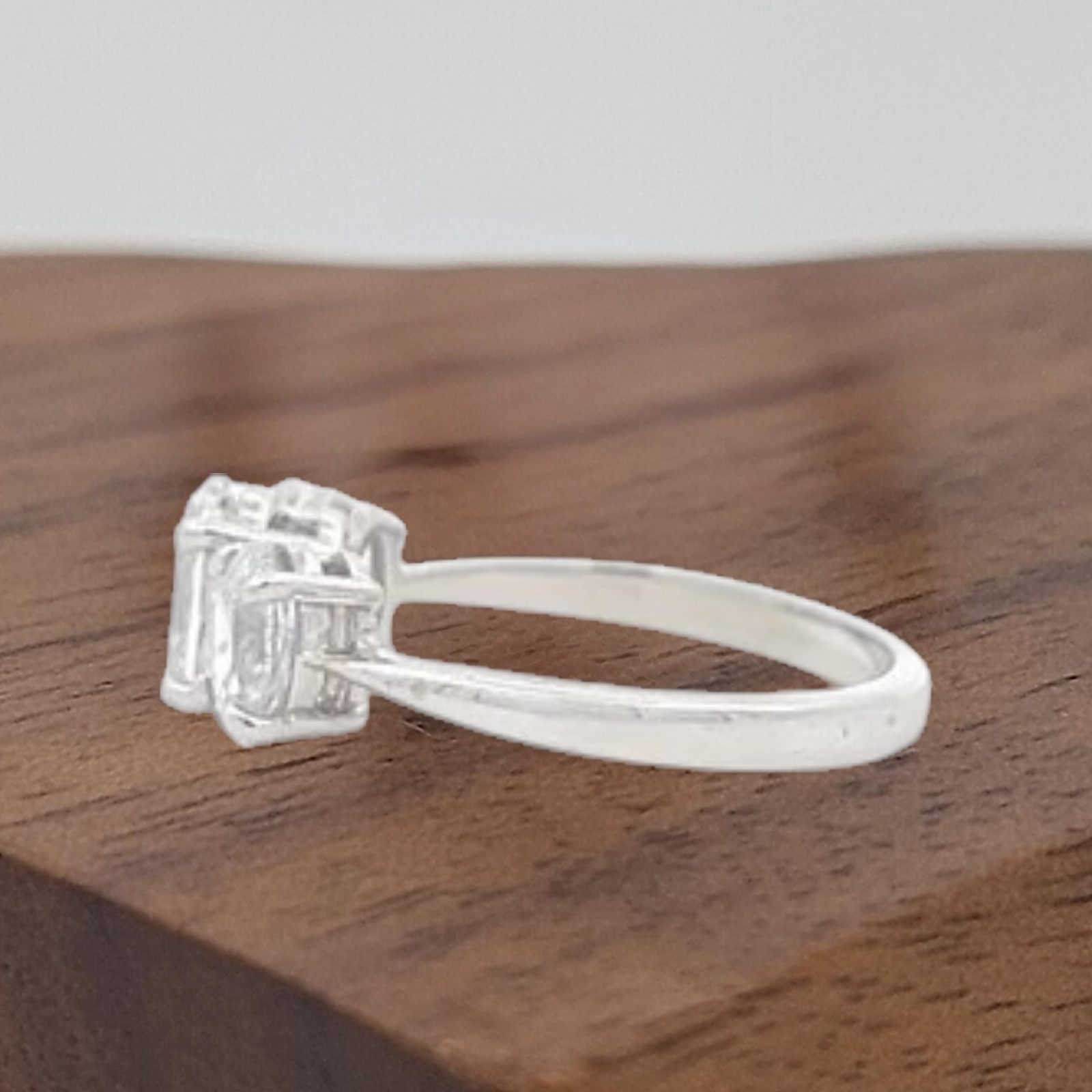 Oval Cut 3.00 Ct IGI Certified Lab Grown Diamond Engagement Ring 14k White Gold