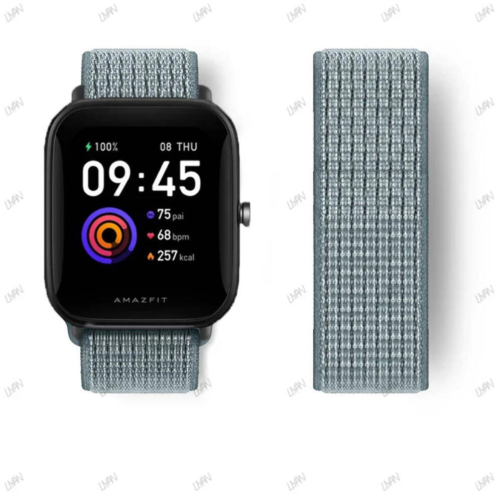 20mm/22mm watch band For Amazfit GTR/GTS 4-3-2-2e/GTR 42mm-47mm/bip-U-S-lite Nyl
